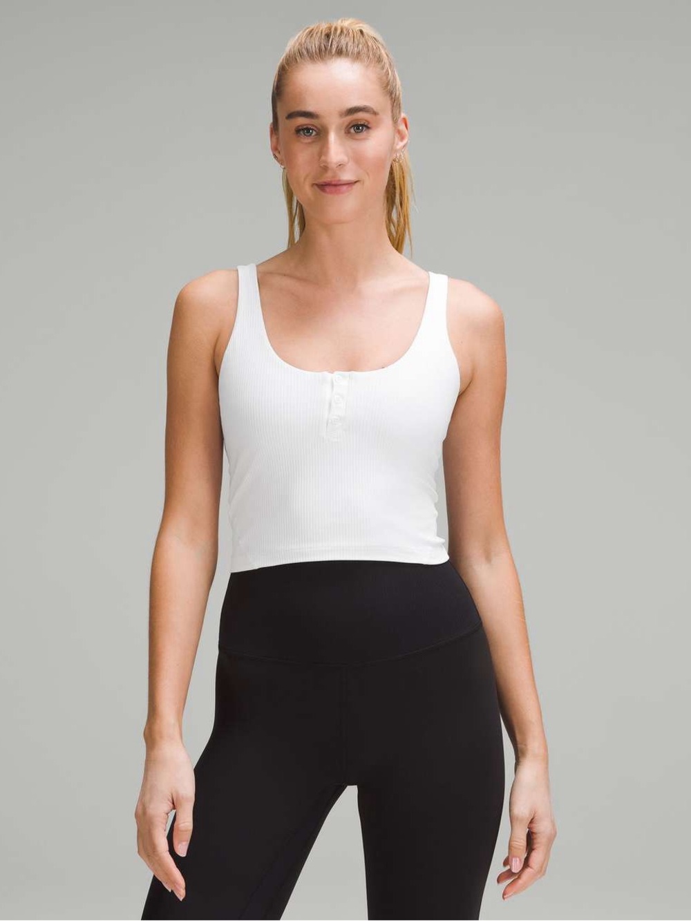 Good condition Lululemon Align Ribbed Henley Tank Top